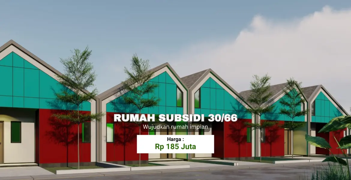 Rumah Subsidi Tipe 30/60 (Desain Baru Blok D)
